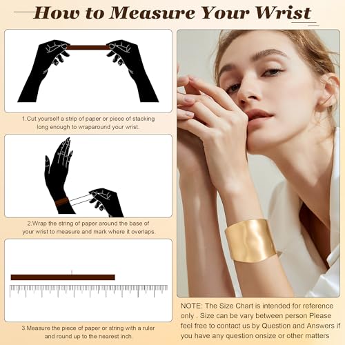 NICEIGHT 18K Gold Plated Chunky Bangle Bracelets for Women Gold Wide Cuff Bangle Bracelet Hammered Minimalist Thick Gold Wrist Wrap Bracelets - color: Gold Irregular Matte bracelet