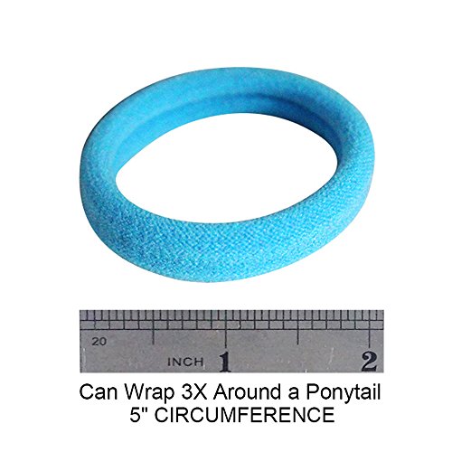 J-MEE Seamless Hair Bands, 100PCS Hair Ties Ponytail Holders Headband Scrunchies for Thick Hair No Crease Damage (Mix Colors) - color: Mix Colors
