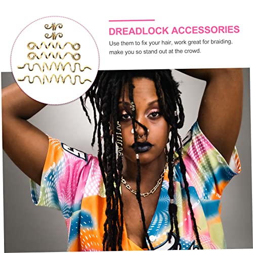 6pcs Braid Hair Clips for Women Dreadlock Braiding Accessories Set Spiral Coils Hair Cuffs Fashion Headband for Daily Wear