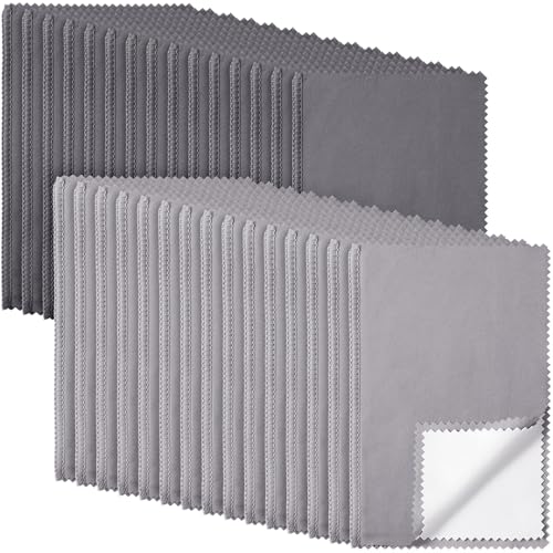 30 Pcs Silver Jewelry Polishing Cloths 6 x 8 inches Jewelry Cleaning Cloth Sterling Polish Cloths for Jewelry