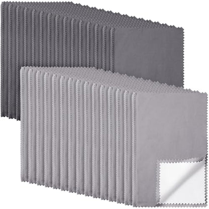 30 Pcs Silver Jewelry Polishing Cloths 6 x 8 inches Jewelry Cleaning Cloth Sterling Polish Cloths for Jewelry