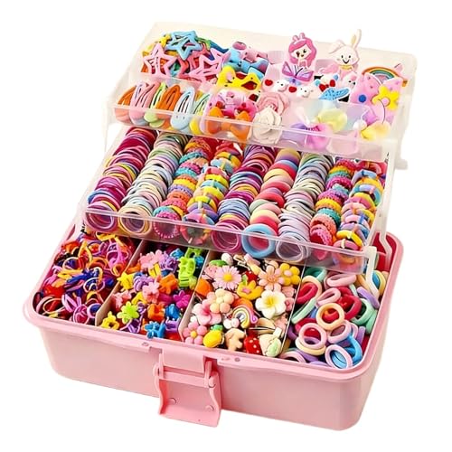 Little Girl Hair Accessories Set - Styling Tool | Girls Hair Accessories Set - for Carvinal Birthday Holiday Stocking Stuffer Dress Decor School