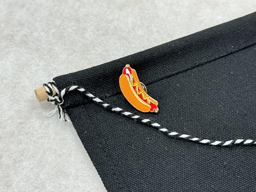 Hot Dog Cartoon Enamel Pins Brooch Creative Brooch Lapel Pin Badge Cute Metal Brooch Pins Accessories Decoration for Girls Boys Women Clothes Backpacks Decor - size: 1Piece