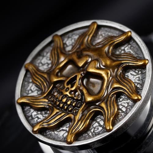 Stainless Steel Ear Gauges Flesh Plugs and Tunnels Piercing Expander, Sun and Moon Matched Stretchers. - color: S8665G, size: 6 mm