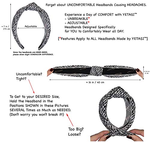 Headbands for Women Royal Purple Velvet Knotted Headband is a Trendy Top Knot Head band Fashion Womens Designer Girls Hair - color: Royal Purple