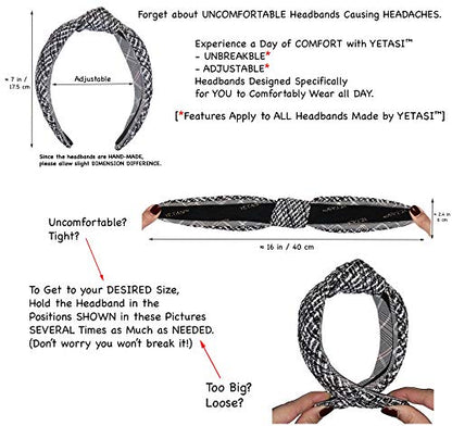 Headbands for Women Royal Purple Velvet Knotted Headband is a Trendy Top Knot Head band Fashion Womens Designer Girls Hair - color: Royal Purple