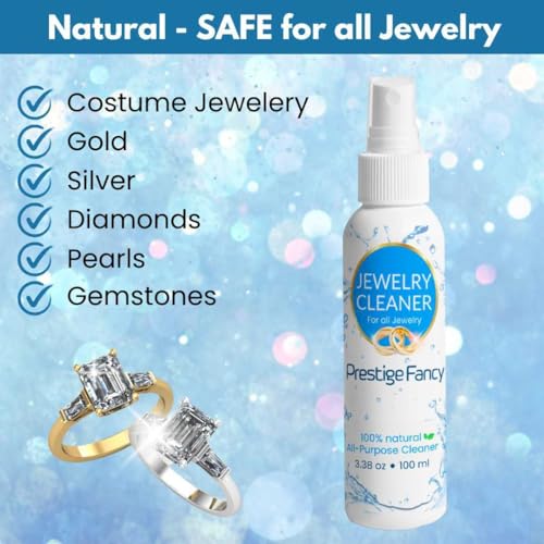 Jewelry Cleaner Kit for Gold, Silver, Diamonds & Precious Stones - style: jewelry Cleaner Spray
