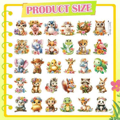 30/60 Pcs Cute Enamel Pins Bulk Plant Flower Animal Halloween Gothic Fall Pumpkin Cartoon Lapel Pin Brooches Jewelry Gift for Backpack Clothes Hats Accessories - style: Animal