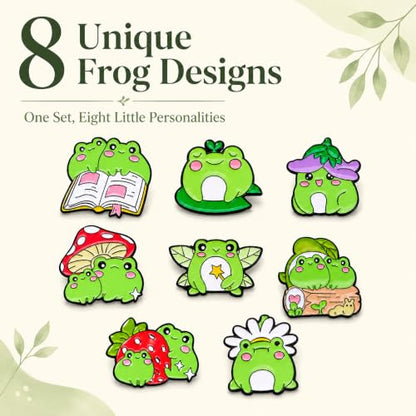 Cute Enamel Pin Sets for Backpacks and Jackets - color: JH-088