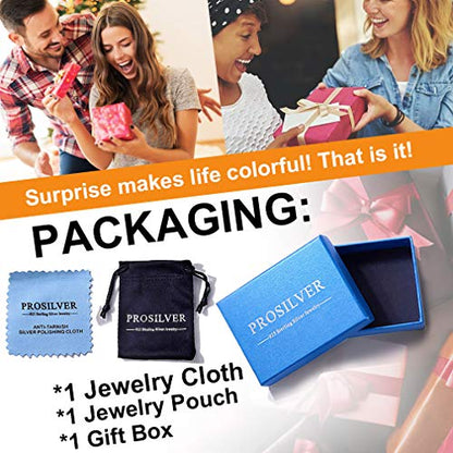 PROSTEEL Stainless Steel Rings Set, Women's Plain Band Knuckle Stacking Midi Rings Comfort Fit, Silver/Gold/Rose Gold/Black Tone, Multi Size #4-#12 - color: I 5 pcs-925 Sterling Silver