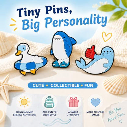 5Pcs Cute Coffee Cat Sloth Enamel Pin Set Cartoon Animal Coffee Cup Brooch Badges, Funny Lapel Pins for Backpacks, Jackets, Bags, Coffee Lover Gift - color: JH-138