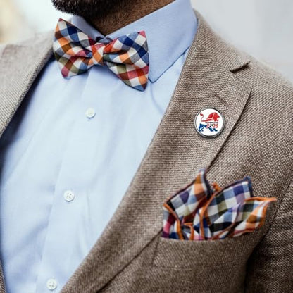 Pins, Round Metal Lapel Pin 1 Inch, Novelty Badge for Bags Hats Tie Shirts Jackets - color: style-7