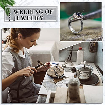 Sadnyy 330 Pcs 3 Grams Silver Jewelry Solder Chip and 3 Pcs Soft Medium Hard Silver Solder Wires, Ultra Tiny Medium Density Precut Chips Easy Welding Equipment for Jewelry Making 2 x 2 mm (E, M, H) - color: Silver