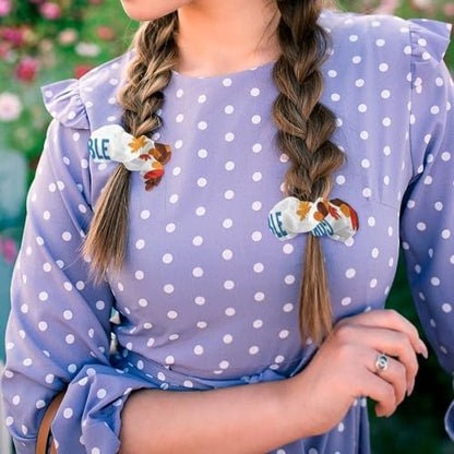 Pain-Free Hair Rings for Women Thanksgiving Funny Turkey, No-Pull Coil Elastics, Comfortable Ponytail Holders for Headaches and Sensitive Skin - color: Style (853)