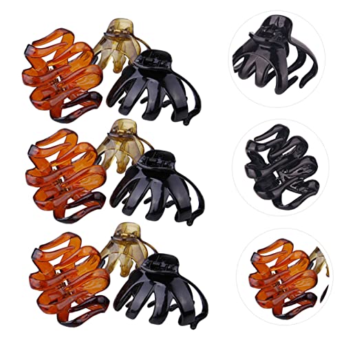 Octopus Hair Clip Set 9pcs Claw Hair Clips for Women Non-slip for Prom Party Wedding