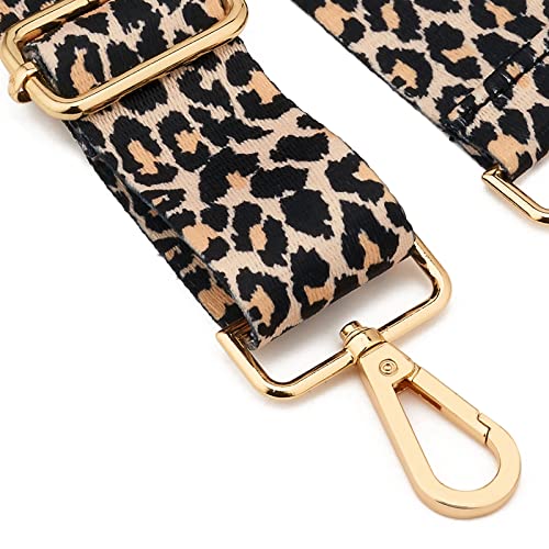 Wide Shoulder Strap Adjustable Replacement Belt Crossbody Canvas Bag Handbag - color: Wide: 1.4"(3.5cm)leopard2, size: Wide: 1.4"(3.5cm)
