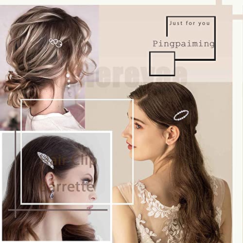 Vintage Celtic Knot Hair Slide long Hair Stick Slide Pin Barrette Celtic Infinity Hair Barrette Silver Metal Bun Holder Clip Barrette Hair Accessories for Women (Silver)