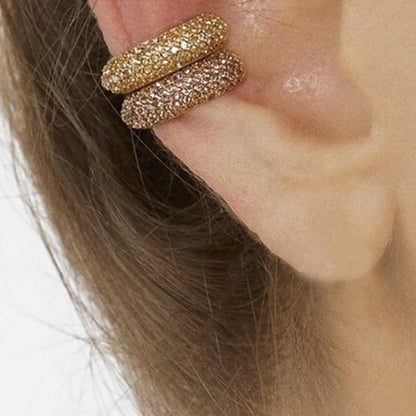 Ear Cuffs for Women – Clip On Cartilage Hoop Earrings – Huggie Hoop Earrings Jewelry Gifts - color: A