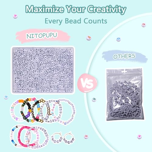 Acrylic Letter Beads Alphabet Black Letter White Cube Beads for Friendship Bracelets and Gifts Souvenir Jewelry Making(6 * 6mm Cube, 900pcs) - color: Black White(Cube)