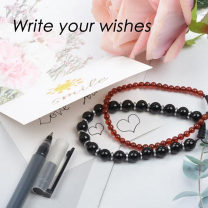 468Handmade Adjustable Natural Gemstone Crystal Bracelet Healing Power Energy Inspirational Gifts with Card for Unisex - color: 08-Blue Sodalite(Wisdom), size: 6mm