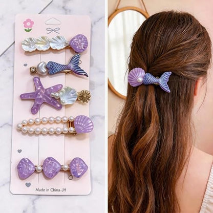 20 Pcs Assorted Hair Clips Set with Jewelry Jar, Fashion Hair Accessories for Everyday Wear & Special Events, Ideal Birthday Gift for Women