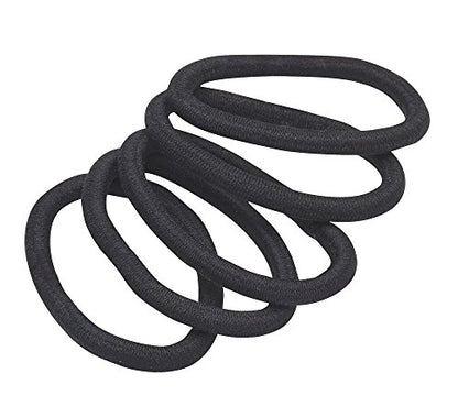 REVLON Extra Thick Black Hair Elastics, (Pack of 30) - color: Black, size: 1 Count (Pack of 30)