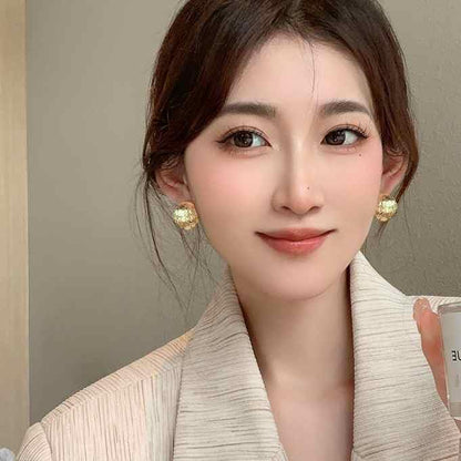 Clip On Hoop Earrings for Women Not Pierced Gold Silver Large Chnky Square Twisted Comfortable Coil Hoop Clip On Earrings - color: Textured Gold