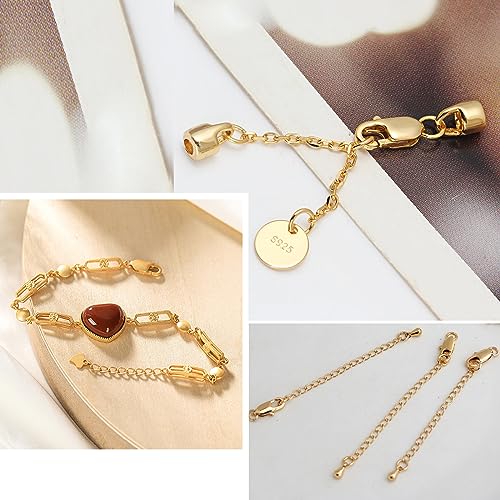 Lobster Clasps for Jewelry Making, 18k Gold Bracelet Clasps and Closures | 5Pcs Jewelry Clasp, Necklace Clasp, Lobster Claw Clasps with Jump Rings for DIY Necklace Bracelets 10mmx4mm - color: Gold