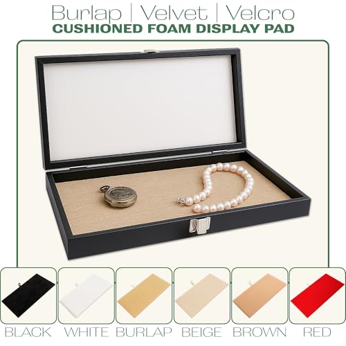 2-Pack 72-Ring Holders Velvet Foam Padding Jewelry Inserts - Tray/Case Liners - Retail Display, Storage (White) by The Display Guys - color: White, size: Ring Slots - 72
