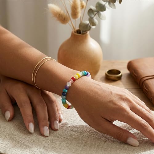 Crystal Cross Bracelet for Women and Men, Gift Jewelry Jewelry Gift | natural stone beads, crystal beads, cross design, inspirational style, birthday gift, bracelet jewelry for casual styling - color: colors-01