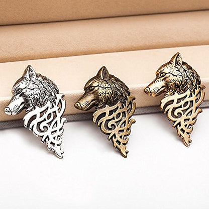 Badge Pin Class Suit Collar Men Jewelry Vintage(Silver)