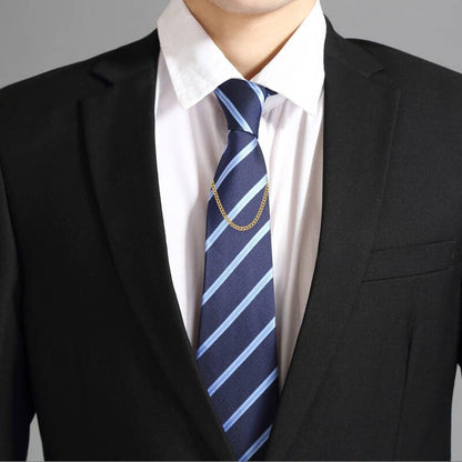 Yoursfs Tie Chains for Men Gold and Sliver Tie - style: Gold Tie Chains