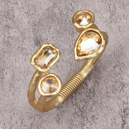 Chunky Bangle Bracelets for Women Cuff Bracelet Thick Gold Bangles Open Wide Arm Cuffs Bracelets Boho Jewelry - style: Chunky Gold Bangle