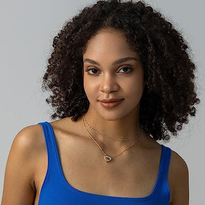 Layered Necklaces for Women - 14K Dainty Gold Plated Layering Chokers Necklaces Set Multilayer Delicate Necklace Trendy Adjustable Long Layered Necklaces for Women - style: 22 Evil Eye Necklace
