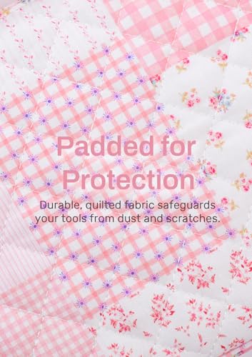 TeeYee Nylon Hair Tools Travel Bag for Dyson Airwrap Quilted Toiletry Bag | Travel Storage Bag for Shark Flexstyle/Curling Iron,Water-repellent,Wide-open,Well-structured,Heat-safe lining,001boho - color: Boho