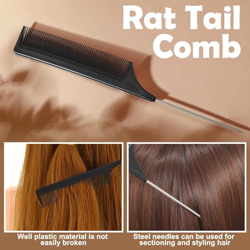 Brown Hair Accessories for Girls - 360 Pieces Cotton Toddler Hair Ties Brown Ponytail Holders, Hair Clips and Hair Tail Tools, Neutral Colors - color: Brown