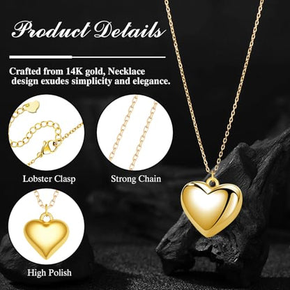 Gold Cross Necklace for Women, 18K Gold Plated Trendy Minimalist Cross Pendant Necklace, Dainty Chain Choker Necklace Faith Jewelry Gift - style: Heart-Shaped-2