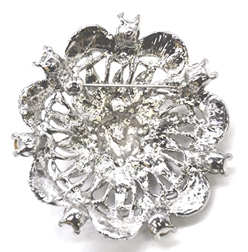 Belagio Enterprises 2 1/2-Inch Rhinestone Brooch | BW-171-182 - size: 2-1/2-Inch, style: BW-136