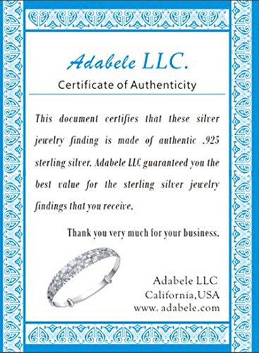 Adabele Solid Sterling Silver 18K White Gold Bead Station Anklet 2.5mm Cubic Zirconia CZ 9 10 11 Inch Thin Dainty Hypoallergenic Nickel Free Tarnish Resistant Women Jewelry - style: 18K White Gold