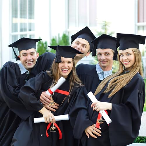 MARFOREVER 40 Pcs/20 Pairs Graduation Charms or Jewelry Making | Graduation Cap Charms, Grad Diplomas Hat Enamel Charm Pendants,Class of 2027 Bracelet Necklace Earrings Making Accessories - style: Graduation