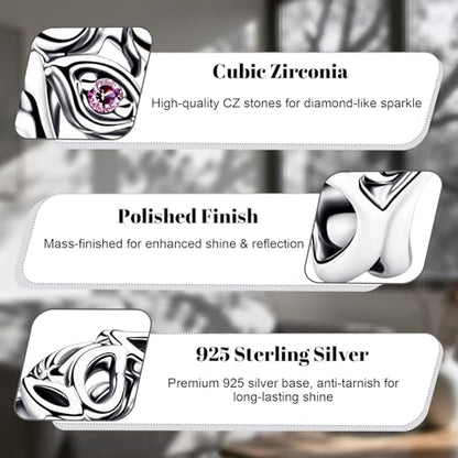 LaMenars 925 Sterling Silver Charms for Pandora Bracelets & Necklaces | Bead Charms Birthday Holiday Jewelry Gifts For Women - color: Family Tree of Life Charm