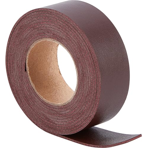 GORGECRAFT 1" Wide Double-Sided Leather Strips 79" Long Flat Leather Cord 1.7mm Thick Soft PU Leather Strap Braided Threads for DIY Crafts Belt Handle Bracelet Jewelry Making, Coconut Brown - color: Coconut Brown, size: 79x1"