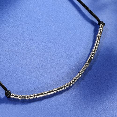 ASELFAD Morse Code Bracelets for Women, Funny Best Friend Birthday Gifts for Women Friendship Bracelets, Inspirational Jewelry, Teen Girl Gifts Trendy Stuff - style: Always In My Heart