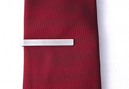 Ivy Design Tie Clip/Bar, Stainless Steel Silver Tone