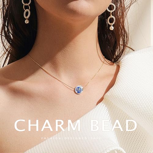 925 Sterling Silver Charms Bead for Bracelets Necklaces, Star Moon Crescent Sun Solar Pendent, Blue Ocean Starfish Shells Turtle Crab Starry Sea Cute Jewelry Birthday Gifts for Women Men - style: Starry Night