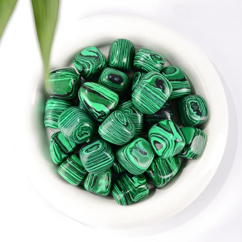 Natural Stone&925 Sterling Silver/18K Gold Anklet,│4MM│9-12 in│, Hand Woven, Adjustable Size - color: Malachite,4MM