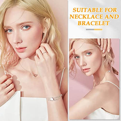 Paxcoo 15Pcs Locking Magnetic Jewelry Clasps and Closures, Necklace Extender and Helper for Necklaces, Bracelets and Jewelry - size: 0.39 inches (Single Size)