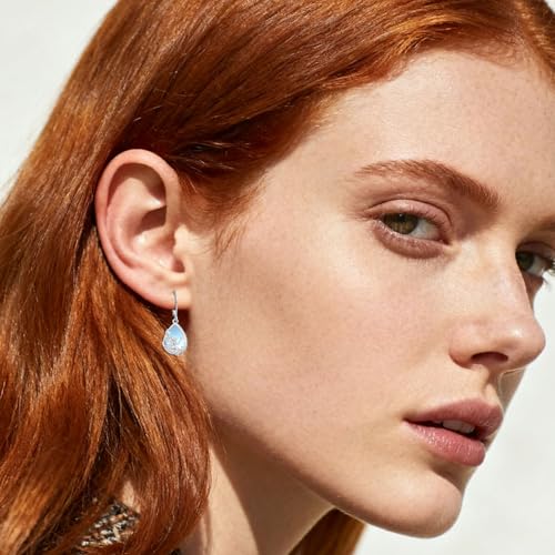 Fairy Gift Necklace/Earrings for Women 925 Sterling Silver Angel Elf Jewelry Gifts for Daughter - color: Earrings-B