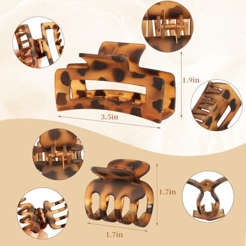 Purple Hair Claw Clips 12PCS, Elegant Clips for Women, Non-Slip Hold for Everyday Styling - color: Black Tortoise
