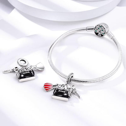 CYCUFF 925 Sterling Silver Charms Suitable for Charm Necklaces, Bracelet Pendants Beads Jewellery Gift for Women - color: Costume Design Charm